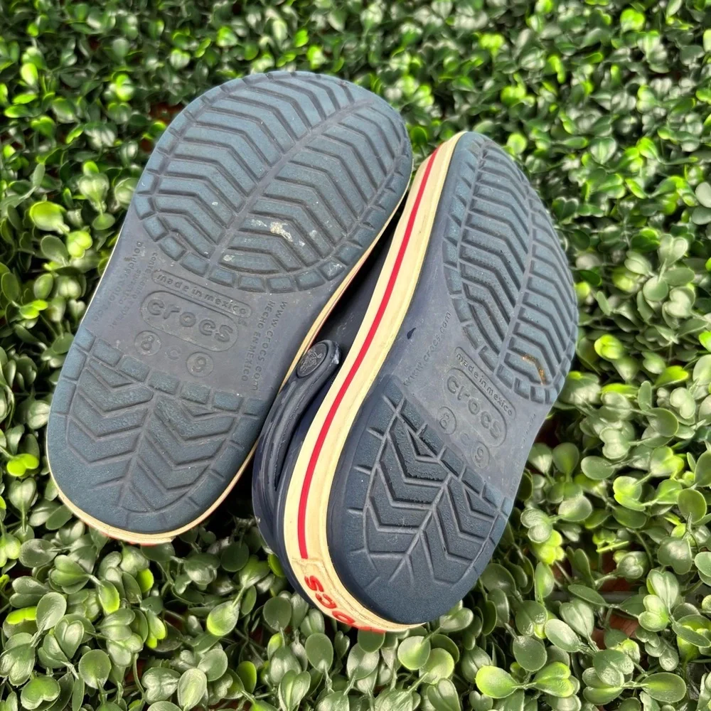 Crocs Navy Blue Kids Water Shoes Size 8/9
